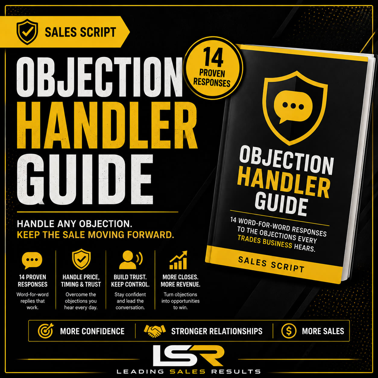 Objection Handler Guide sales tool from Leading Sales Results